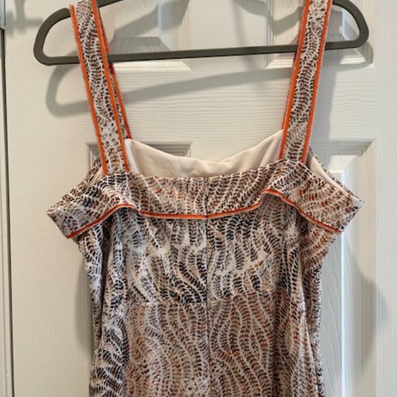 Brown and Cream Exquise Anthropologie Maxi Dress Size XL - Picture 5 of 8